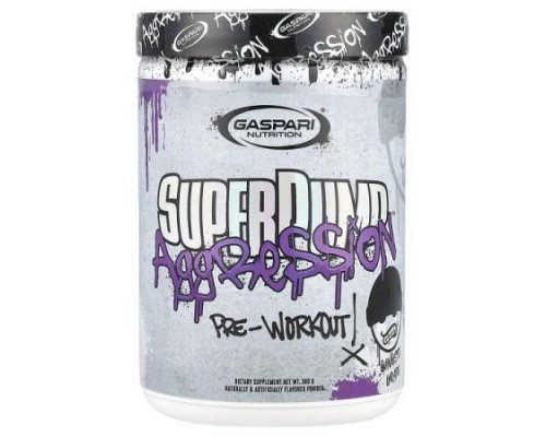Gaspari Nutrition, SuperPump Aggression™, Pre-Workout, Gangsta Grape, 360 g