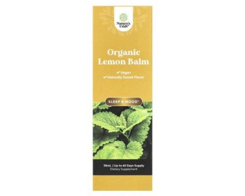 Nature's Craft, Organic Lemon Balm, 30 ml