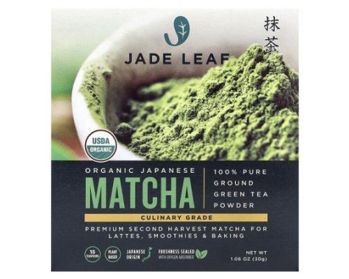 Jade Leaf Matcha, Organic Japanese Matcha, 1.06 oz (30 g)