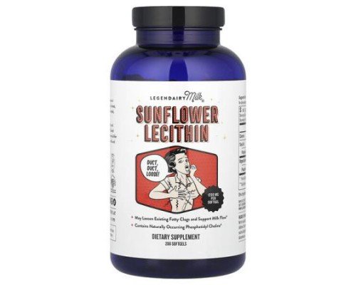 Legendairy Milk, Sunflower Lecithin, 1,200 mg, 200 Softgels
