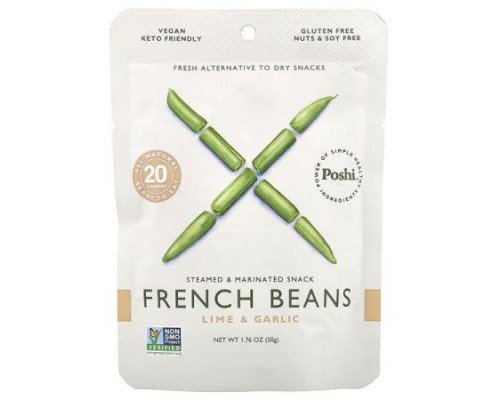 Poshi, French Beans, Lime & Garlic, 1.76 oz (50 g)