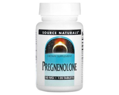 Source Naturals, Pregnenolone, 50 mg, 120 Tablets