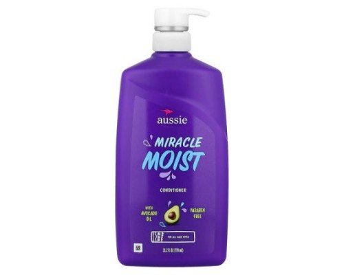 Aussie, Miracle Moist, Conditioner With Avocado Oil, For All Hair Types , 26.2 fl oz (778 ml)