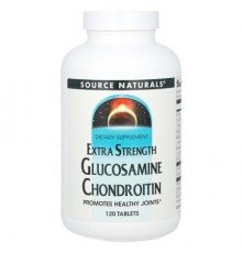Source Naturals, Glucosamine Chondroitin, Extra Strength, 120 Tablets