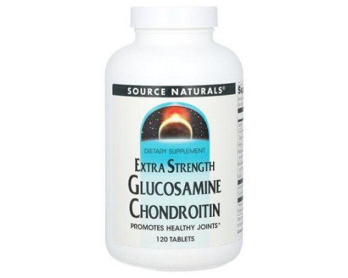 Source Naturals, Glucosamine Chondroitin, Extra Strength, 120 Tablets