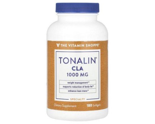 The Vitamin Shoppe, Tonalin® CLA, 1,000 mg, 180 Softgels