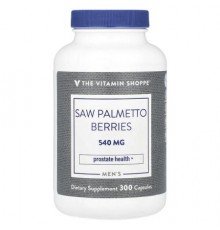 The Vitamin Shoppe, Men's Saw Palmetto Berries, 540 mg, 300 Capsules