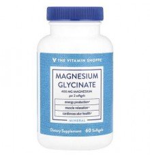 The Vitamin Shoppe, Magnesium Glycinate, 60 Softgels (200 mg per Softgel)