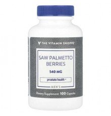 The Vitamin Shoppe, Men's Saw Palmetto Berries, 540 mg, 100 Capsules