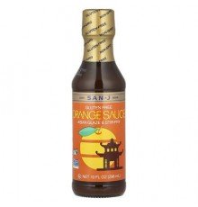 San-J, Orange Sauce, Asian Glaze & Stir-Fry, Gluten Free, 10 fl oz (296 ml)