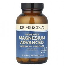 Dr. Mercola, Chewable Magnesium Advanced, Natural Cherry, 60 Tablets
