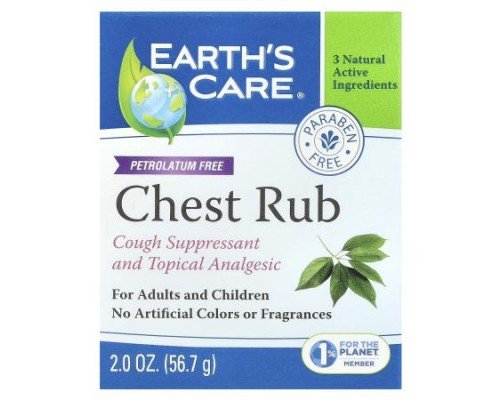 Earth's Care, Chest Rub, 2 oz (56.7 g)