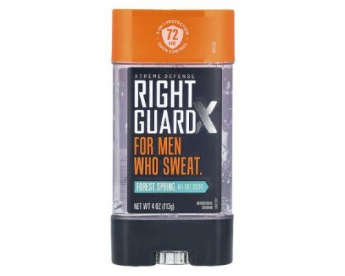 Right Guard, Xtreme Defense, Antiperspirant Deodorant, Forest Spring, 4 oz (113 g)