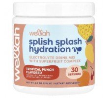 Wellah, Splish Splash Hydration, Tropical Punch, 5.6 oz (156 g)