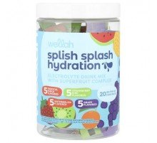 Wellah, Splish Splash Hydration, Variety, 20 Stick Packs, 0.2 oz (4.9 - 5.2 g) Each