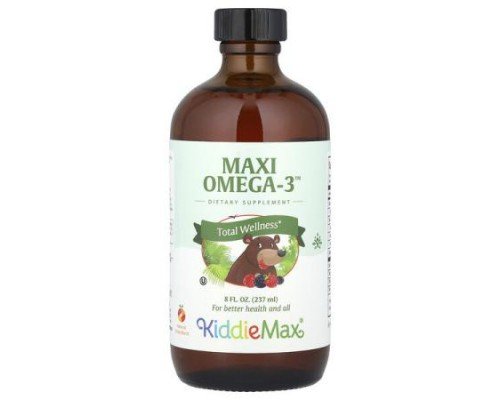 Maxi Health, KiddieMax® Maxi Omega-3™, Natural Fruity Burst, 8 fl oz (237 ml)