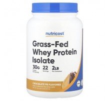 Nutricost, Grass-Fed Whey Protein Isolate, Chocolate PB , 2 lb (907 g)