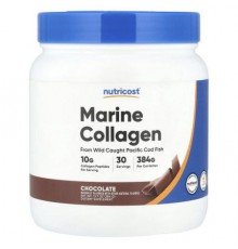 Nutricost, Marine Collagen, Chocolate, 13.7 oz (384 g)