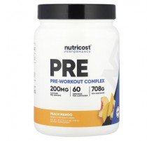 Nutricost, Performance, Pre-Workout Complex, Peach Mango, 1.6 lb (708 g)