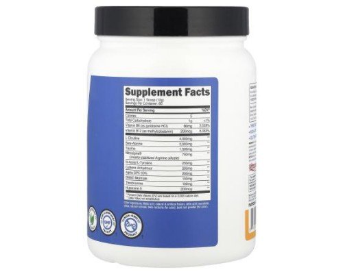 Nutricost, Performance, Pre-Workout Complex, Peach Mango, 1.6 lb (708 g)
