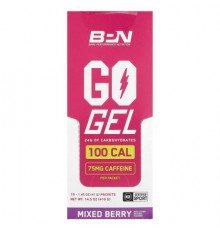 BPN, Go Gel, Mixed Berry CAF, 10 Packets, 1.45 oz (41 g) Each