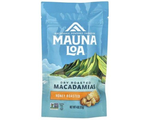 Mauna Loa, Dry Roasted Macadamias, Honey Roasted, 4 oz (113 g)
