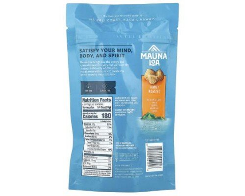 Mauna Loa, Dry Roasted Macadamias, Honey Roasted, 4 oz (113 g)