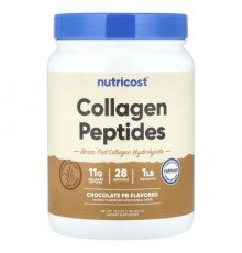 Nutricost, Collagen Peptides, Chocolate PB, 16.2 oz (454 g)