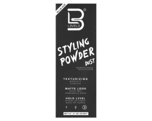 Level 3, Styling Powder, Dust, 2.1 oz (60 g)
