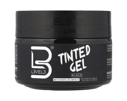 Level 3, Tinted Gel, Black , 8.45 fl oz (250 ml)