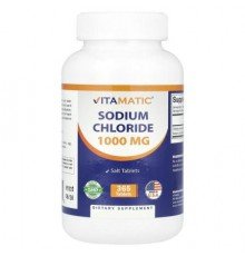 Vitamatic, Sodium Chloride, 1,000 mg, 365 Tablets