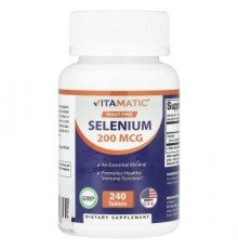 Vitamatic, Selenium , 200 mcg , 240 Tablets