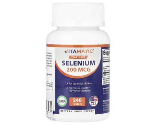 Vitamatic, Selenium , 200 mcg , 240 Tablets