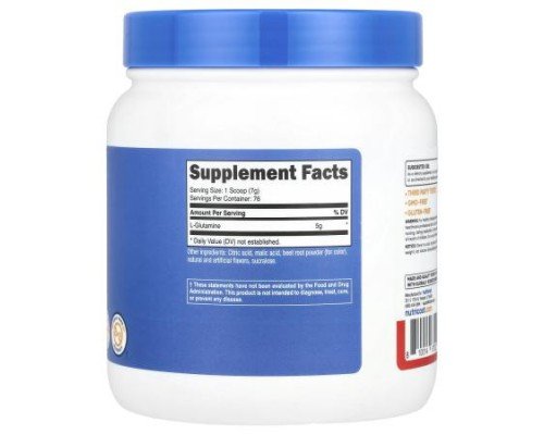 Nutricost, L-Glutamine, Fruit Punch , 17.9 oz (500 g)