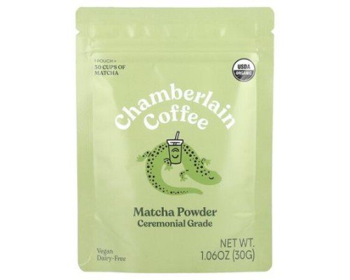 Chamberlain Coffee, Matcha Powder, Ceremonial Grade, 1.06 oz (30 g)