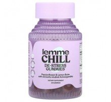 Lemme, Chill, De-Stress Ashwagandha Gummies, 60 Gummies