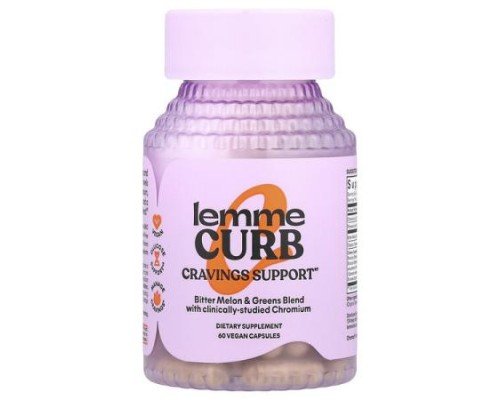 Lemme, Curb Cravings Support , 60 Vegan Capsules