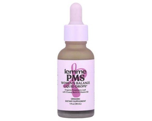 Lemme, PMS, Women's Balance Liquid Drops, 1 fl oz (30 ml)
