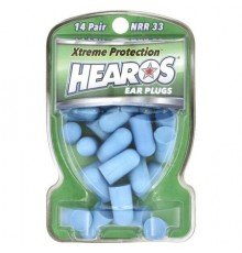 Hearos, Xtreme Protection™ Ear Plugs, Blue, NRR 33, 14 Pairs
