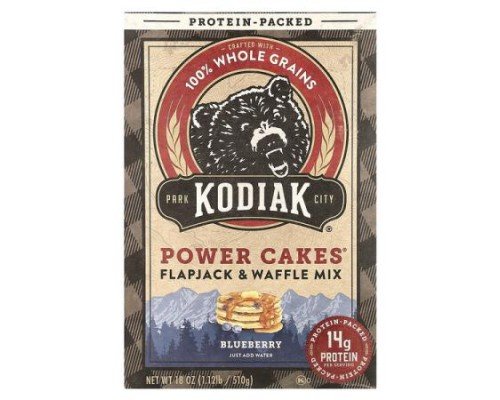 Kodiak Cakes, Power Cakes®, Flapjack & Waffle Mix, Blueberry, 18 oz (510 g)