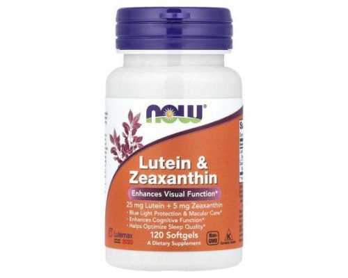 NOW Foods, Lutein & Zeaxanthin , 120 Softgels