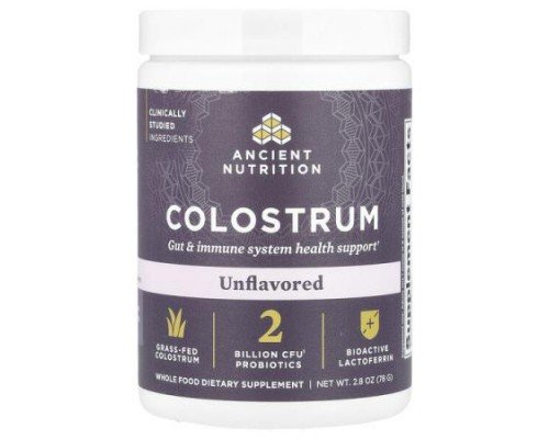 Ancient Nutrition, Colostrum, Unflavored, 2.8 oz (78 g)
