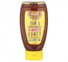 Heavenly Organics, 100% Organic Honey, Raw & Unfiltered, 16 oz (454 g)
