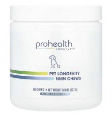 ProHealth Longevity, Pet Longevity NMN Chews, For Dogs, Natural Chicken, 60 Chews, 8 oz (227 g)