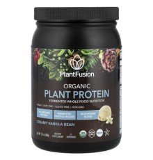 PlantFusion, Organic Plant Protein, Creamy Vanilla Bean, 21.4 oz (609 g)