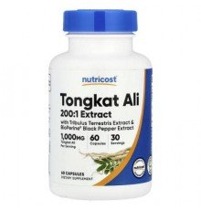 Nutricost, Tongkat Ali, 60 Capsules (Discontinued Item)