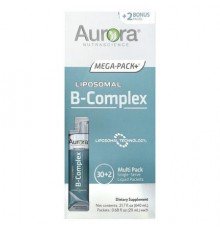 Aurora Nutrascience, Liposomal B-Complex, 32 Packets, 0.68 fl oz ( 20 ml) Each