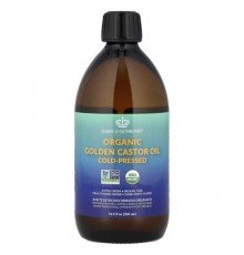 Queen of the Thrones, Organic Golden Castor Oil, Cold-Pressed, 16.9 fl oz (500 ml) (Discontinued Item)