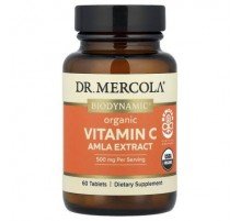 Dr. Mercola, Organic Vitamin C, Amla Extract, 60 Tablets