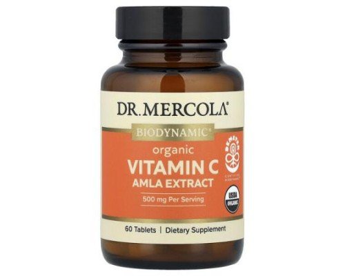 Dr. Mercola, Organic Vitamin C, Amla Extract, 60 Tablets
